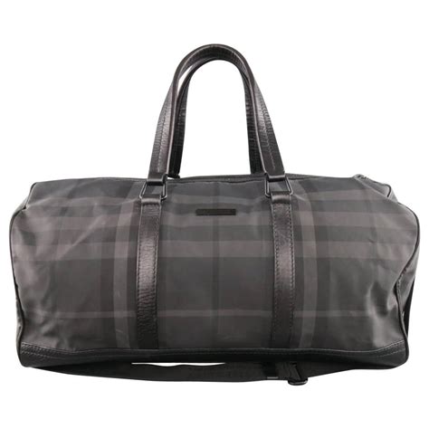 burberry plaid duffle bag